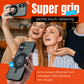 iPhone 16 Plus Hoesje – Shockproof MagSafe Case met 360° Ring Stand Zwart