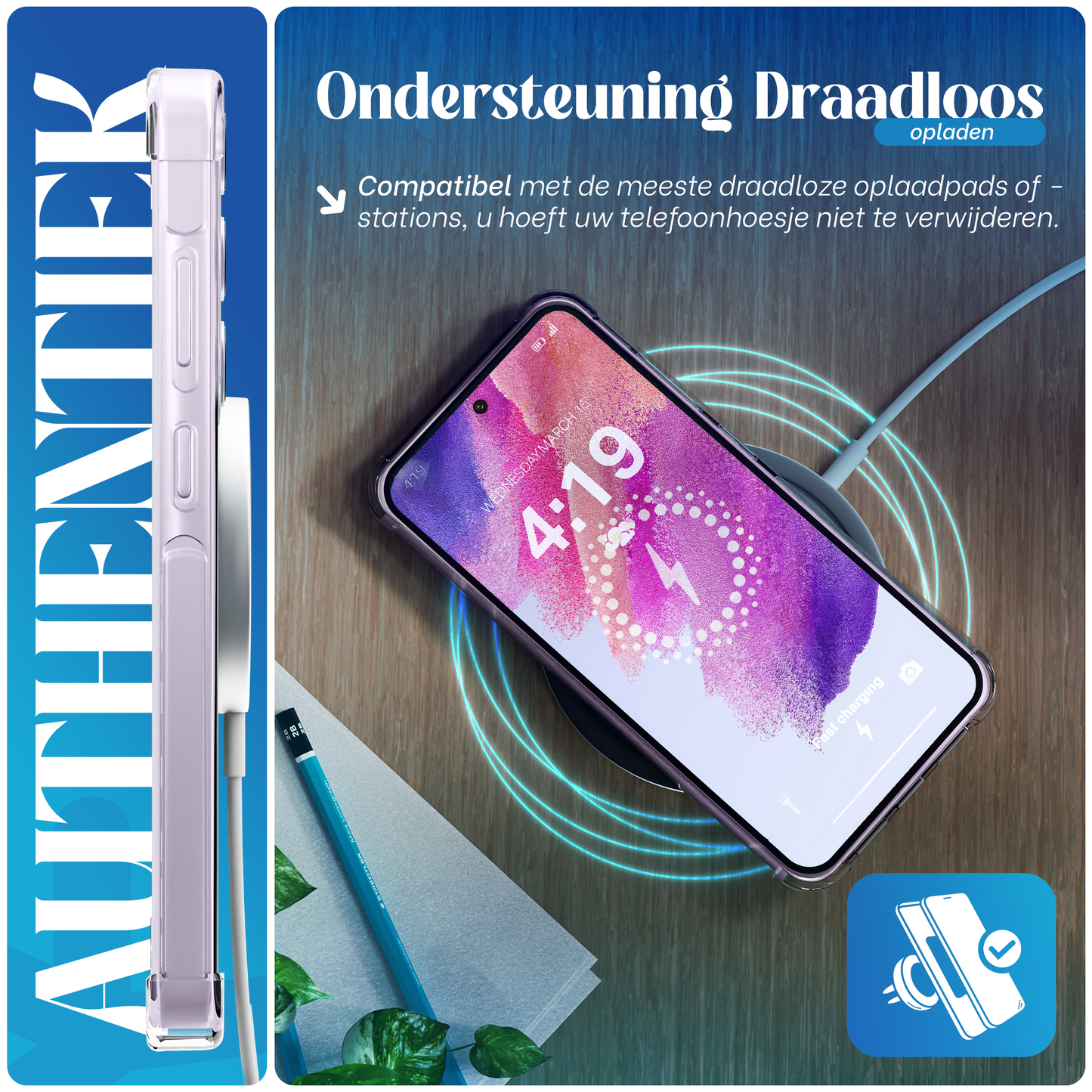 iTech Bumper Hoesje voor Samsung Galaxy S21 FE – Slank, Schokbestendig & Beschermend