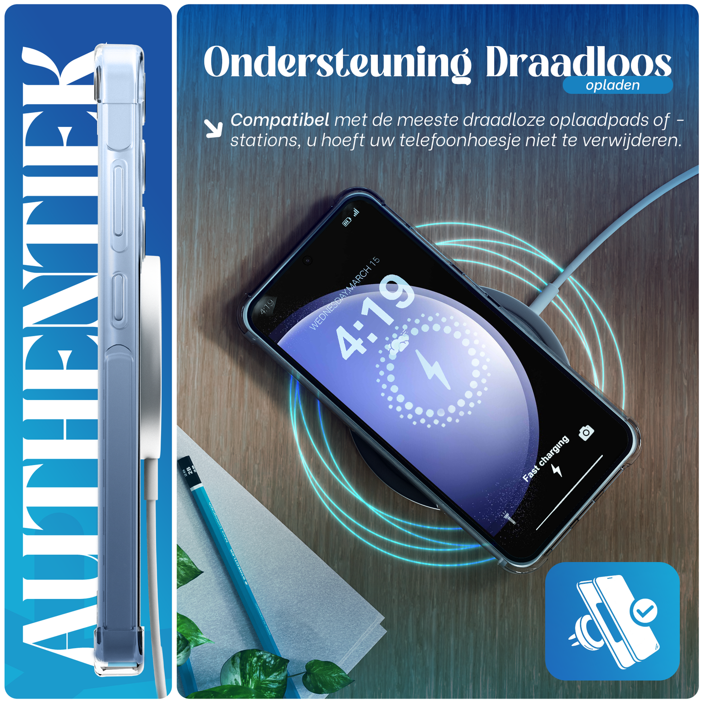 iTech Bumper Hoesje voor Samsung Galaxy S23 FE – Slank, Schokbestendig & Beschermend