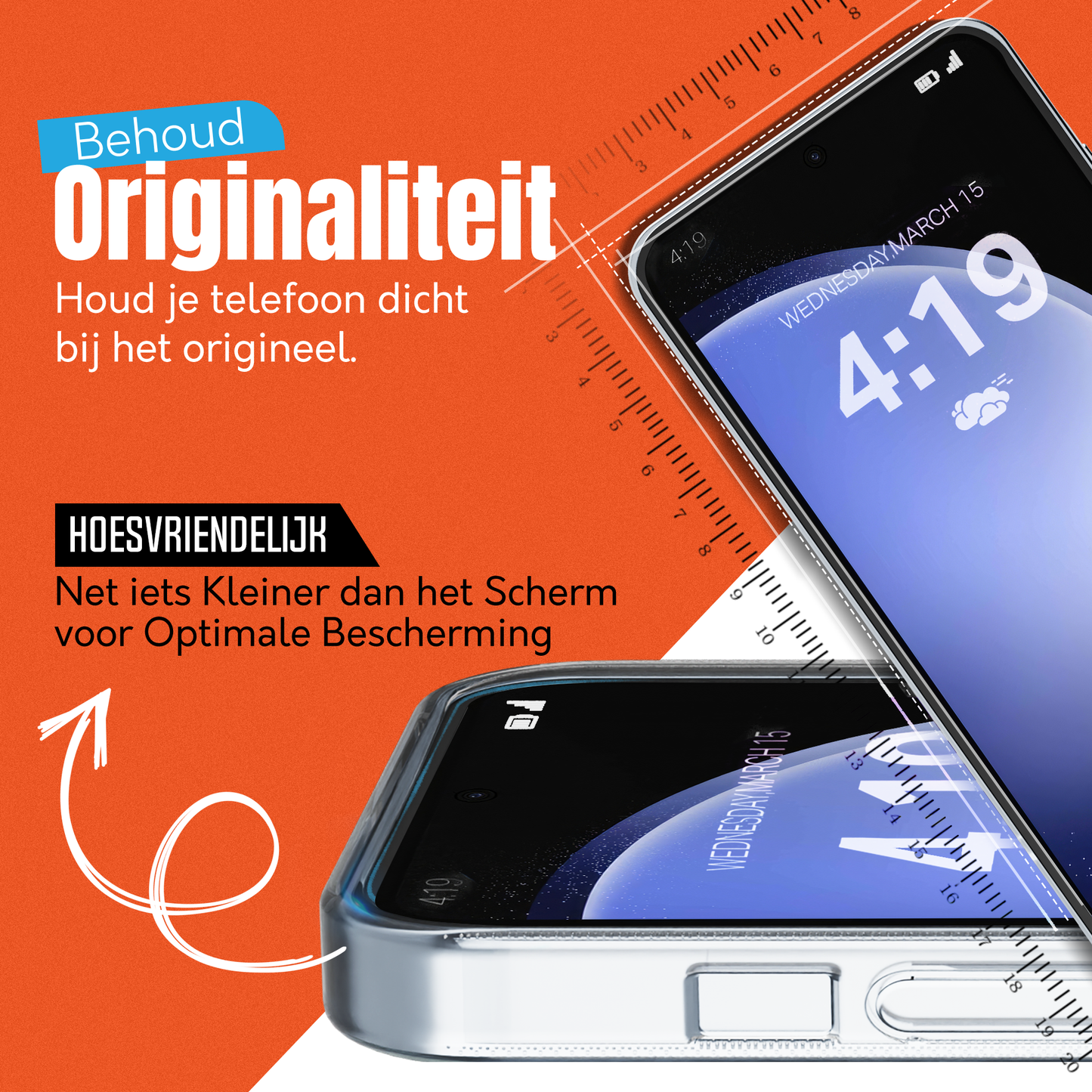 My Case 9H Gehard Glas Screenprotector voor Samsung Galaxy S23 FE