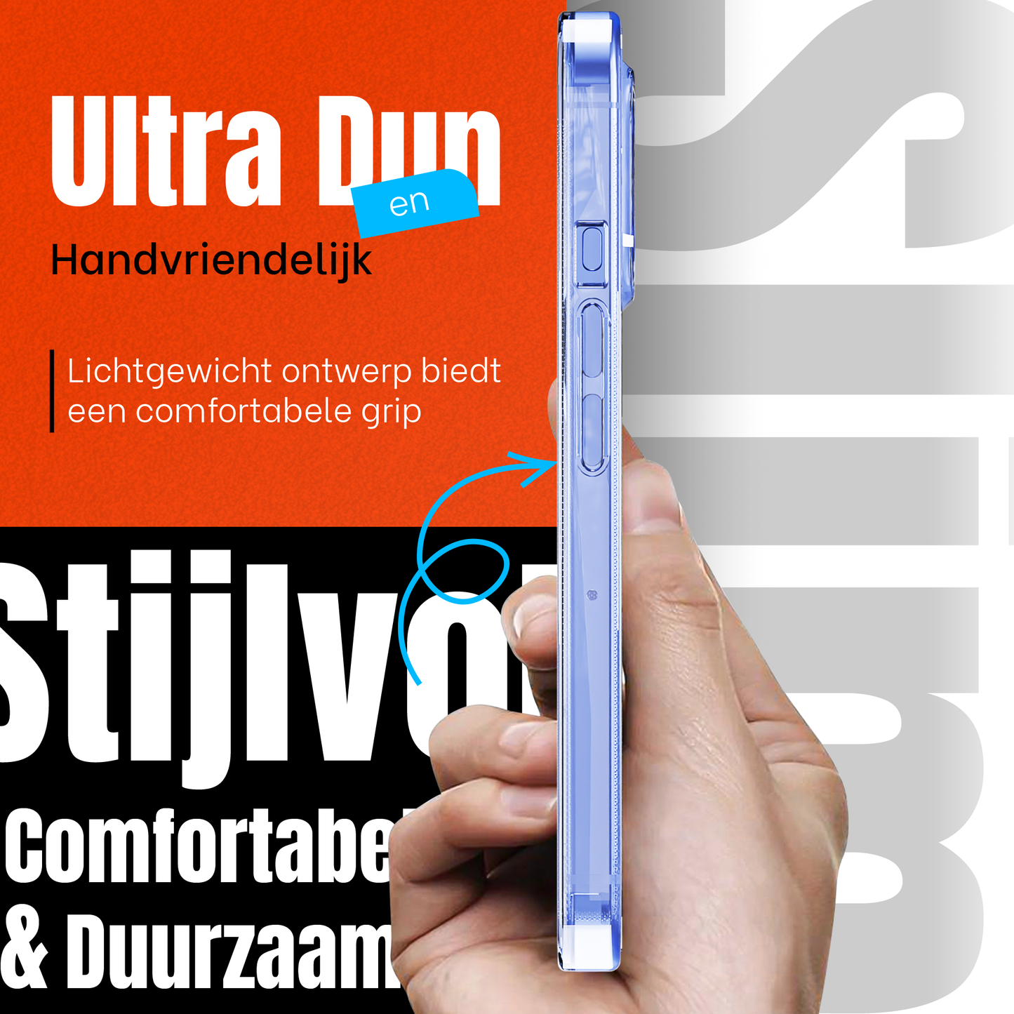 My Case Transparante Hoesje voor Apple iPhone 16 Plus – Langdurig Helder