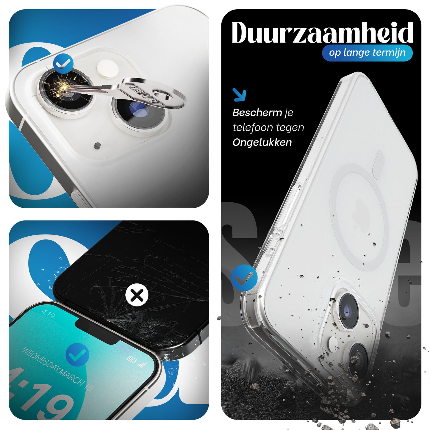 iTech COMBO voor iPhone 13 Mini – Complete 4-in-1 Bescherming
