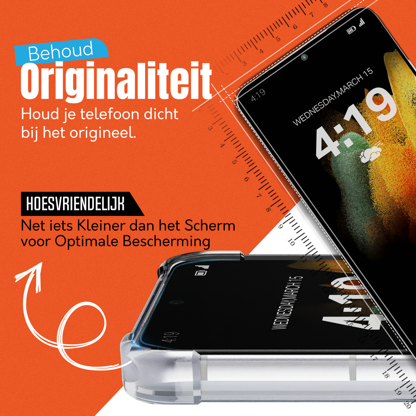 My Case 9H Gehard Glas Screenprotector voor Samsung Galaxy S21 Ultra
