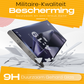 Solutionss4 Screenprotector voor Samsung Galaxy S24 Ultra – Case Vriendelijk