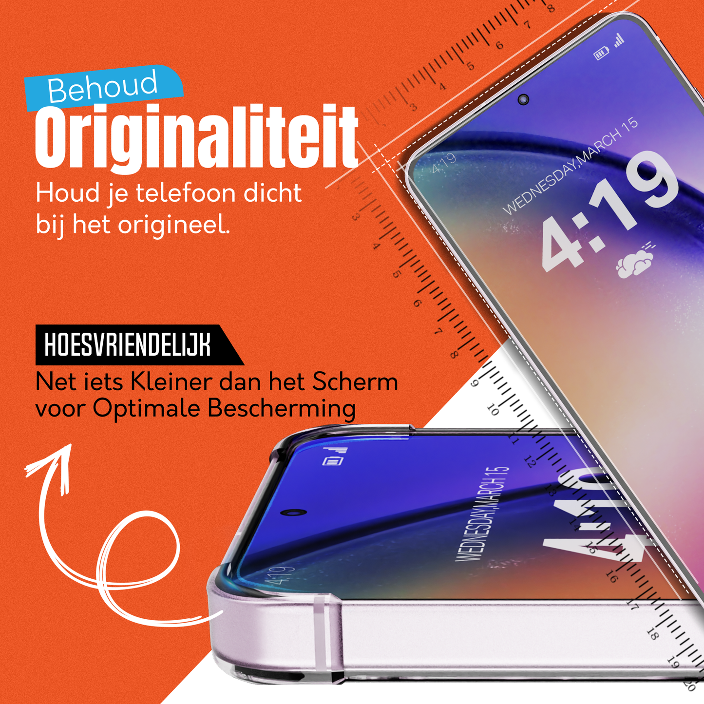 My Case 9H Gehard Glas Screenprotector voor Samsung Galaxy S23 Plus