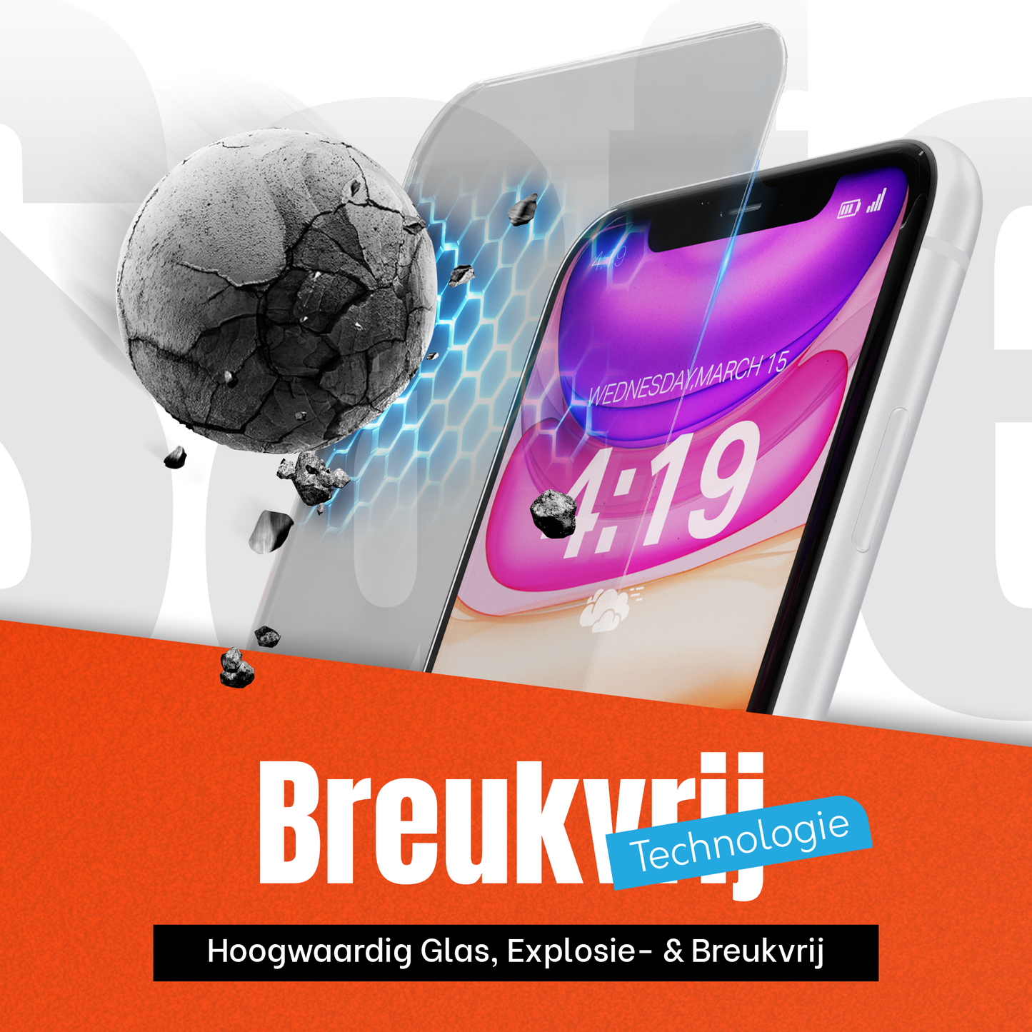 My Case Combo: Transparante Hoes met 2 Screenprotectors voor iPhone 11 – Extra Veiligheid
