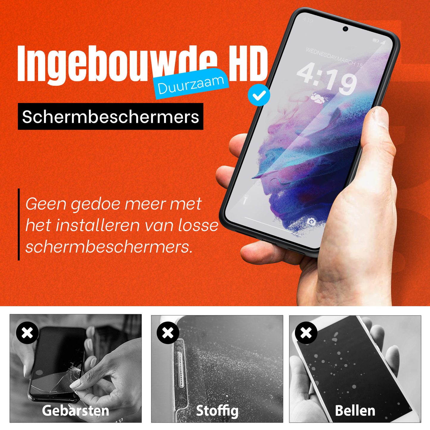 My Case Combo: Zwarte Siliconen Hoes met 2 Screenprotectors voor Samsung Galaxy S21 Plus – Extra Veiligheid