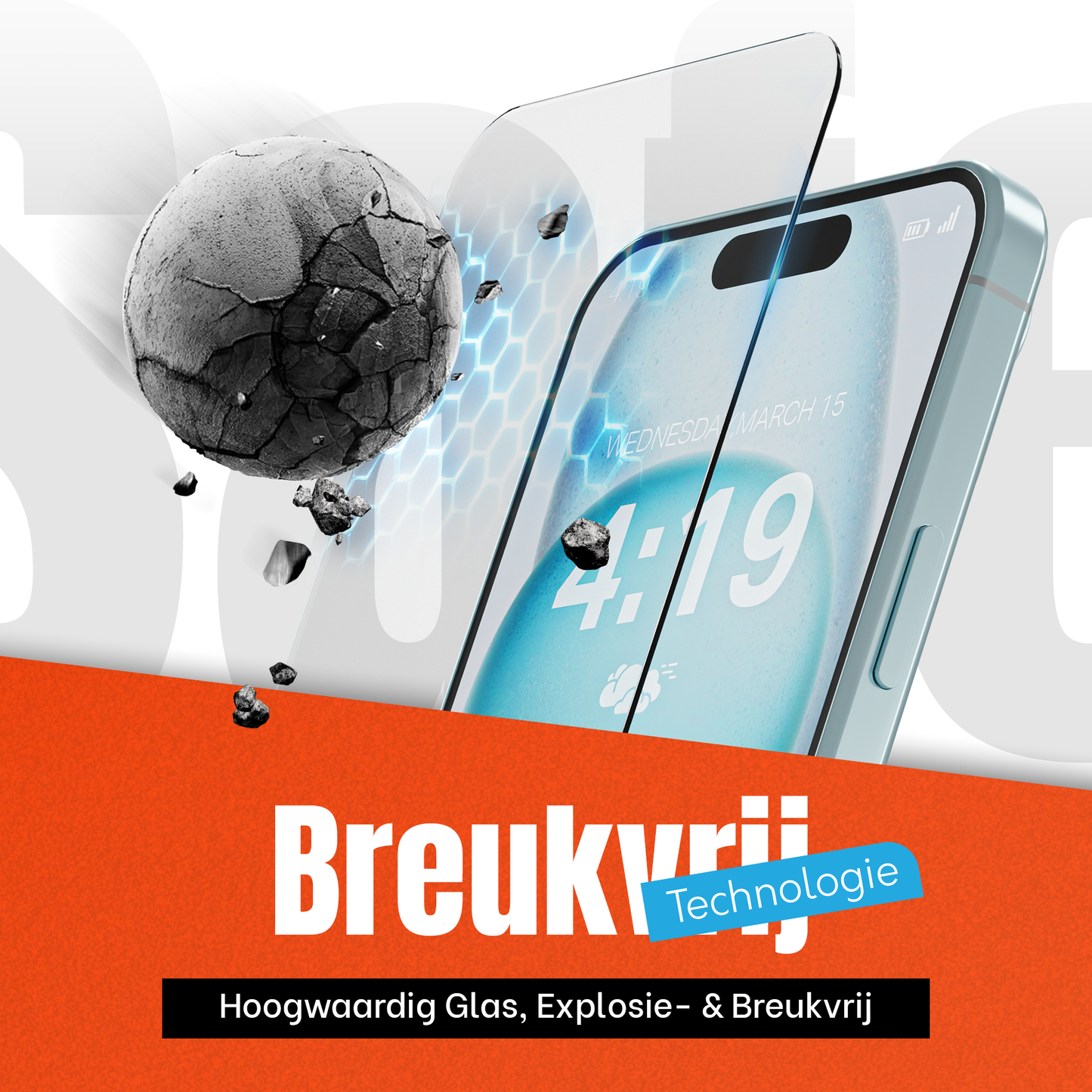My Case Combo: Transparante Hoes met 2 Screenprotectors voor iPhone 15 plus – Extra Veiligheid