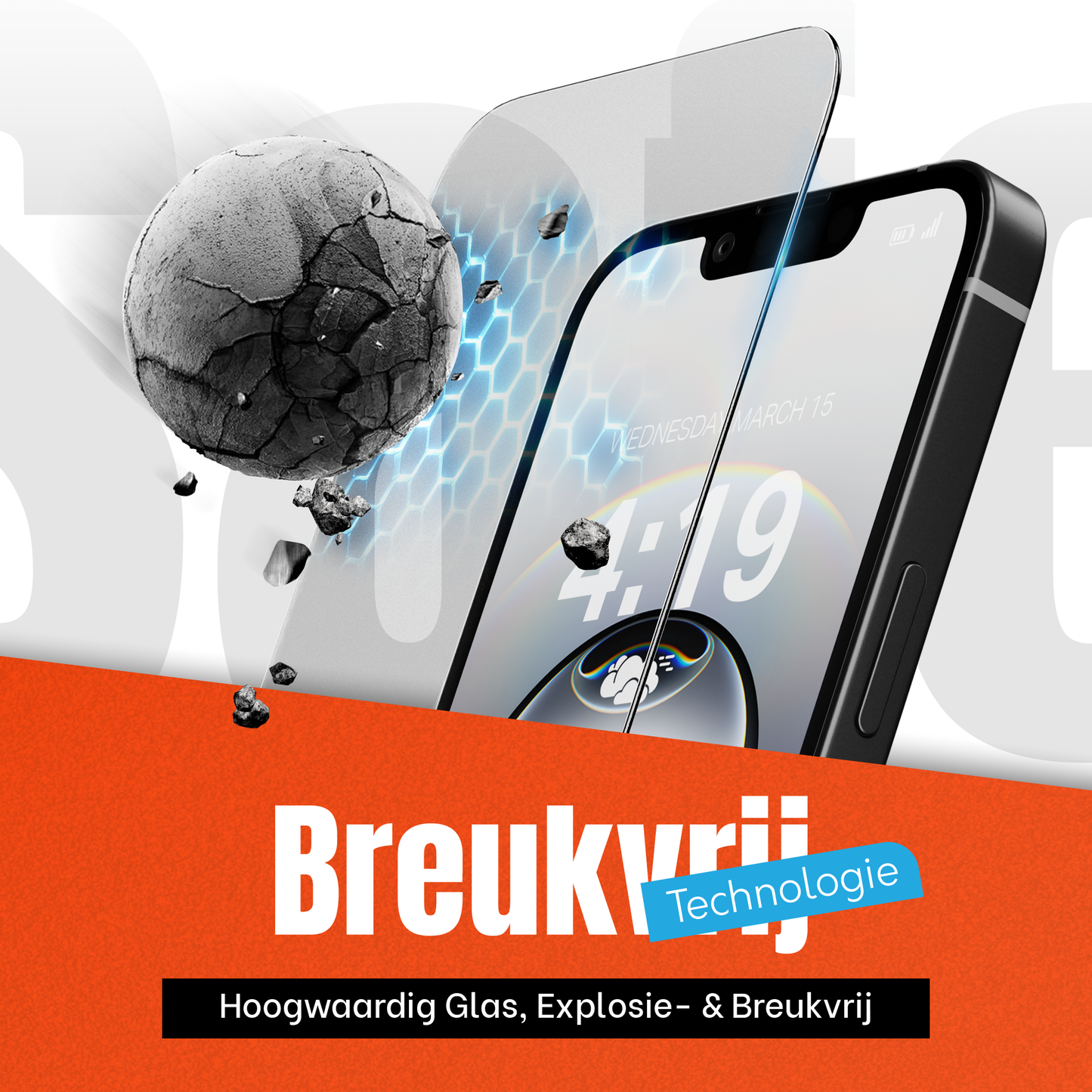 My Case Combo: Transparante Hoes met 2 Screenprotectors voor iPhone 16e – Extra Veiligheid