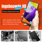 My Case Combo: Zwarte Siliconen Hoes met 2 Screenprotectors voor Samsung Galaxy A52 – Extra Veiligheid