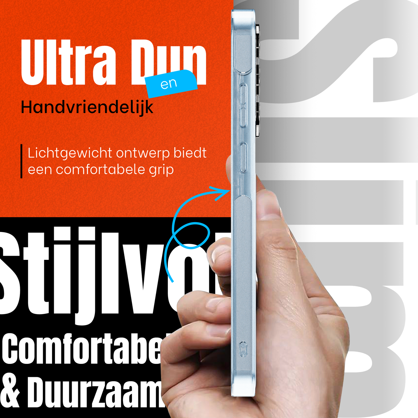 My Case Transparante Hoes voor Samsung Galaxy A35 – Langdurig Helder