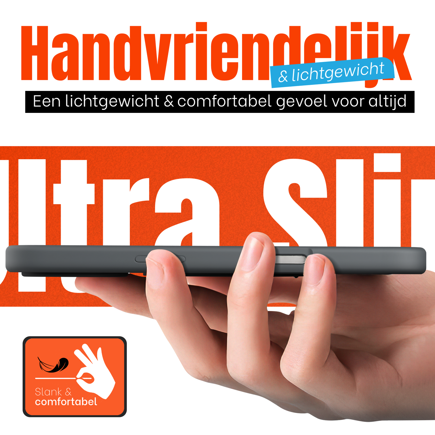 iPhone 16 Plus Hoesje – Shockproof MagSafe Case met 360° Ring Stand Zwart