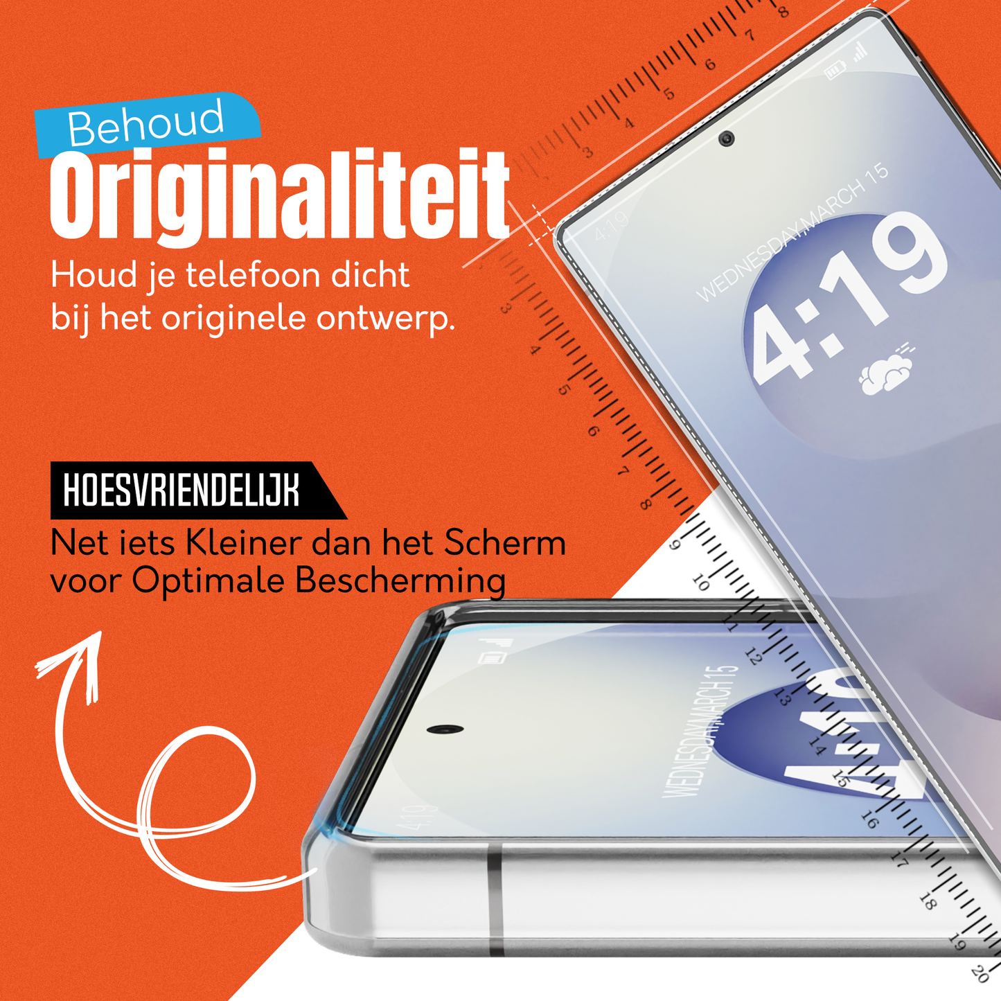 My Case 9H Gehard Glas Screenprotector voor Samsung Galaxy S25 Ultra