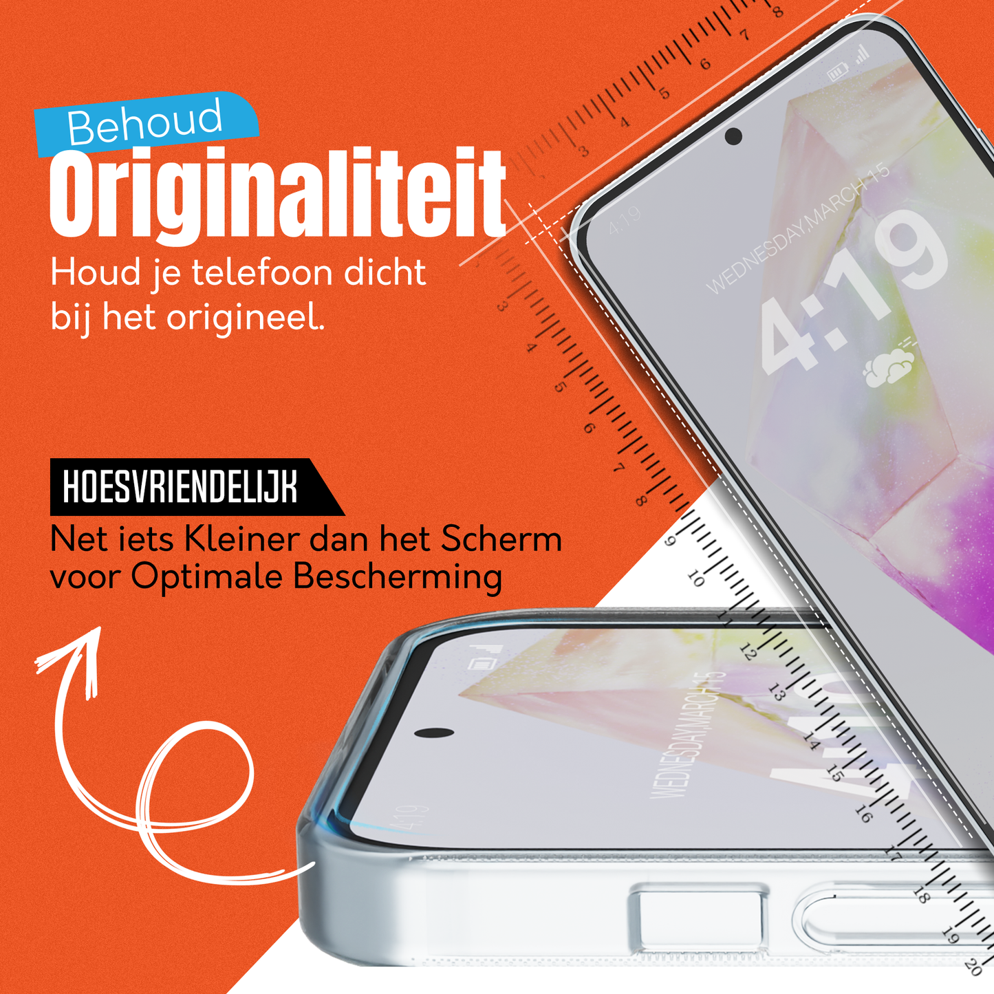 My Case 9H Gehard Glas Screenprotector voor Samsung Galaxy A35