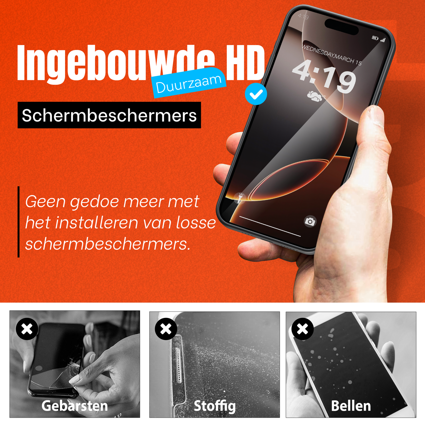 My Case Combo: Zwarte Siliconen Hoes met 2 Screenprotectors voor iPhone 16 Pro Max – Extra Veiligheid