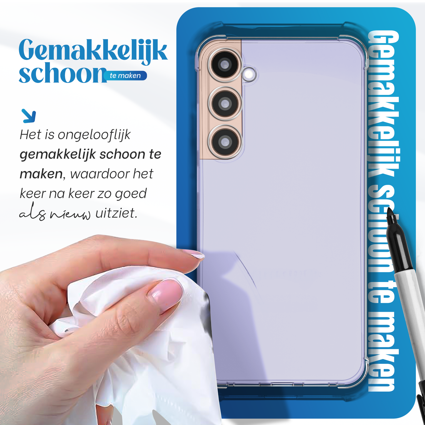 iTech Bumper Hoesje voor Samsung Galaxy S21 Plus – Slank, Schokbestendig & Beschermend