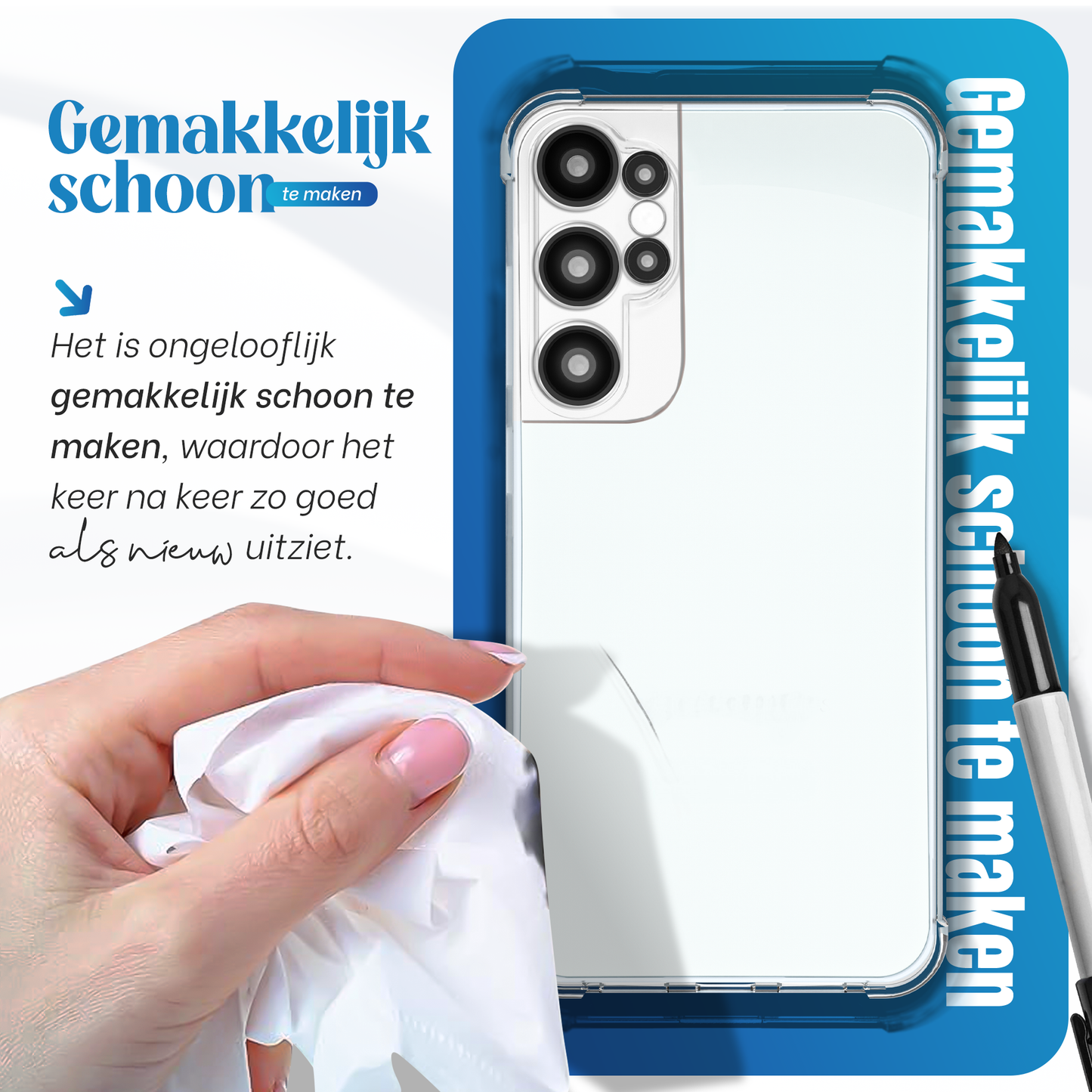 iTech Bumper Hoesje voor Samsung Galaxy S21 Ultra – Slank, Schokbestendig & Beschermend