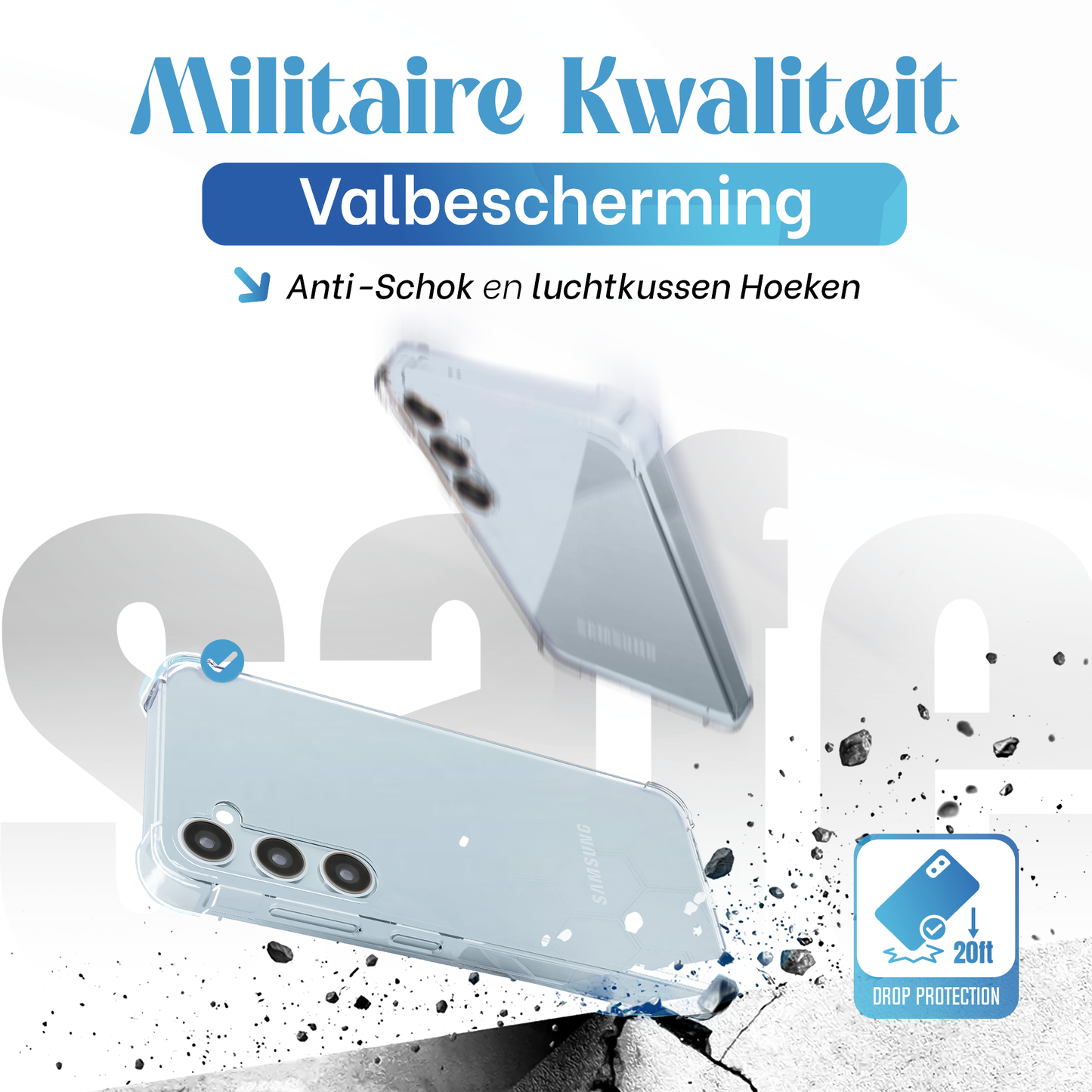 iTech Bumper Hoesje voor Samsung Galaxy A53 – Slank, Schokbestendig & Beschermend