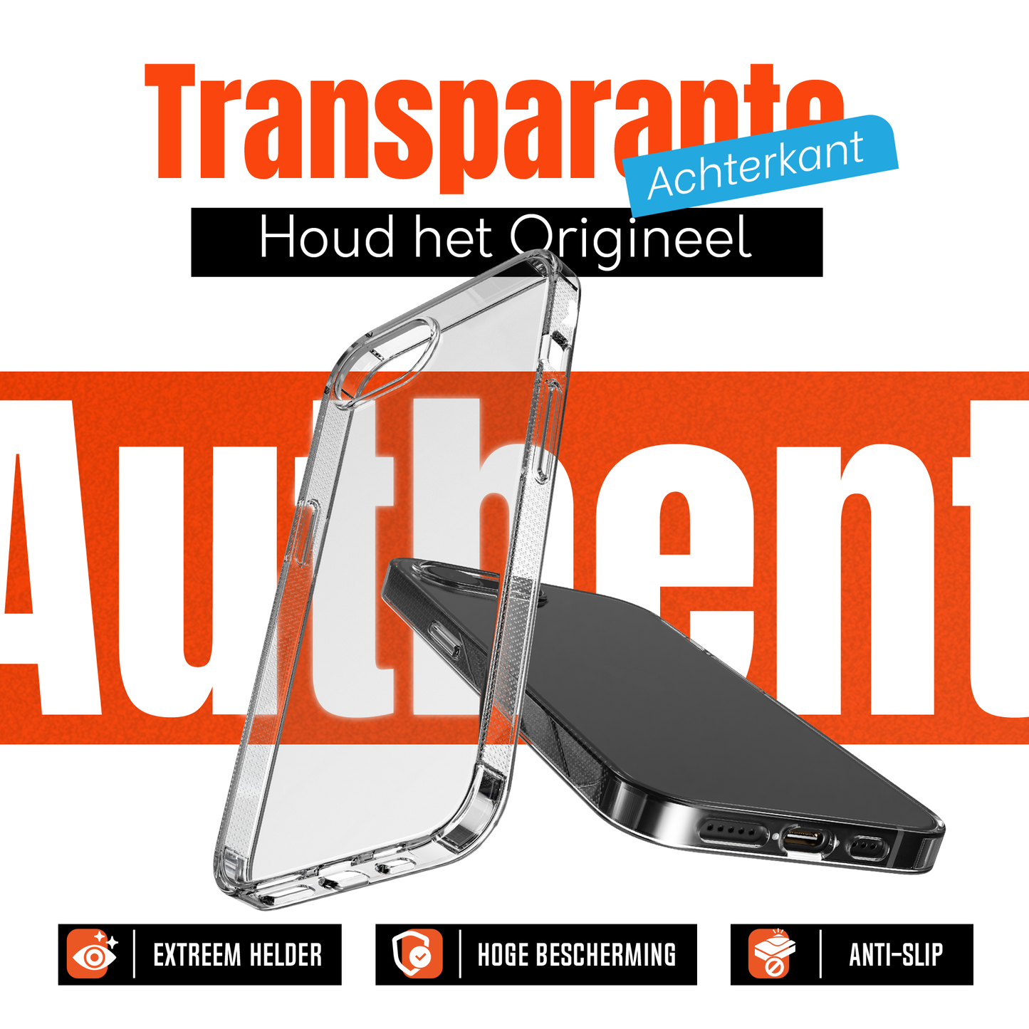 My Case Combo: Transparante Hoes met 2 Screenprotectors voor iPhone 16e – Extra Veiligheid