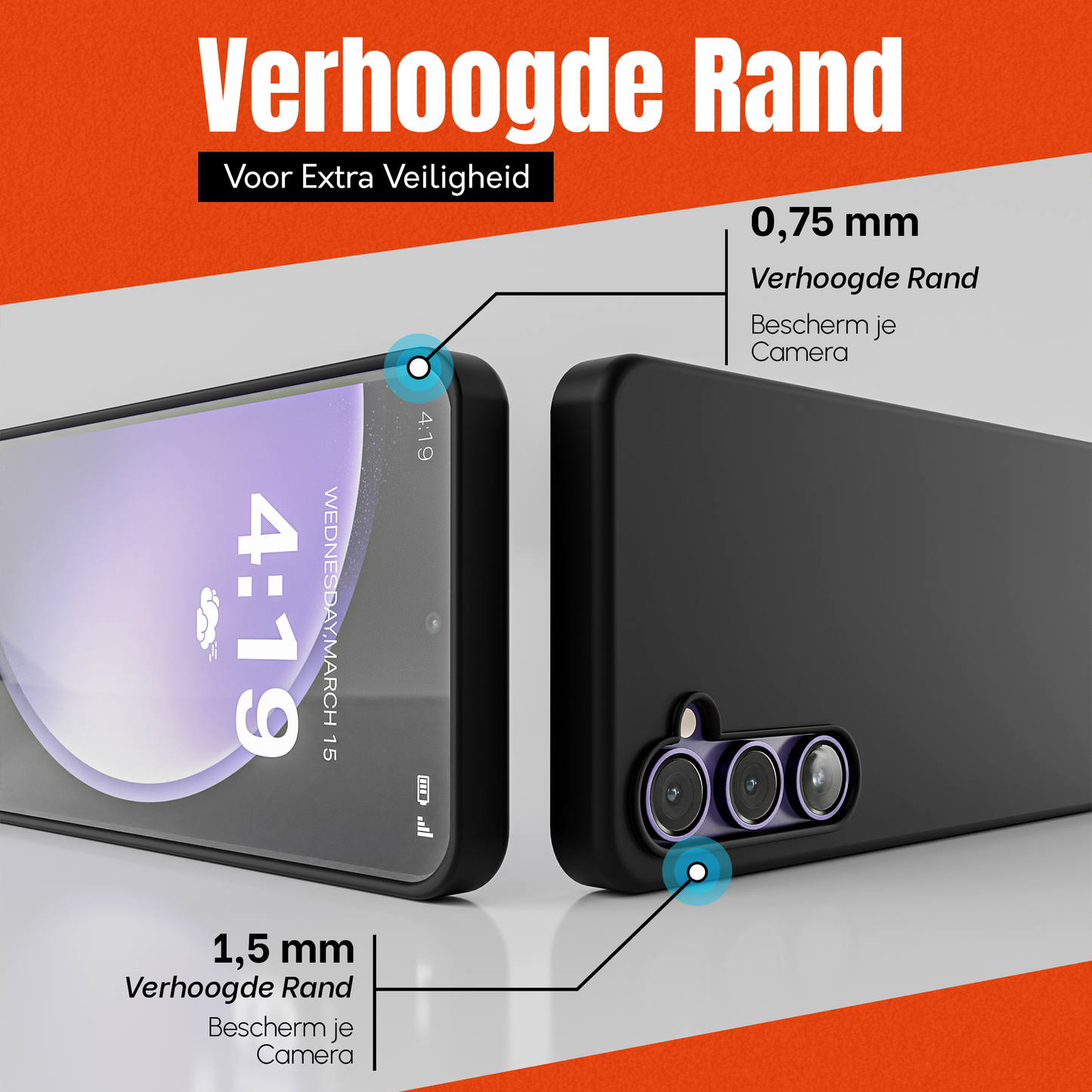 My Case Zwarte Siliconen Hoes voor Samsung Galaxy S23 Plus – Slank Maar Beschermend