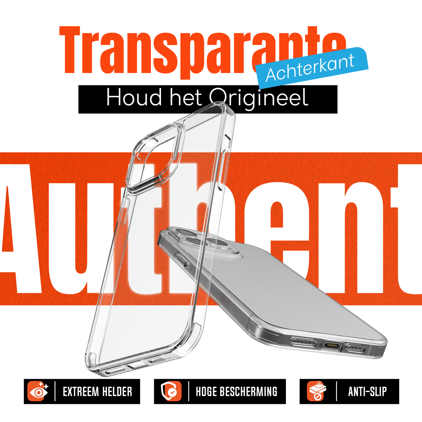 My Case Combo: Transparante Hoes met 2 Screenprotectors voor iPhone 14 Pro Max – Extra Veiligheid