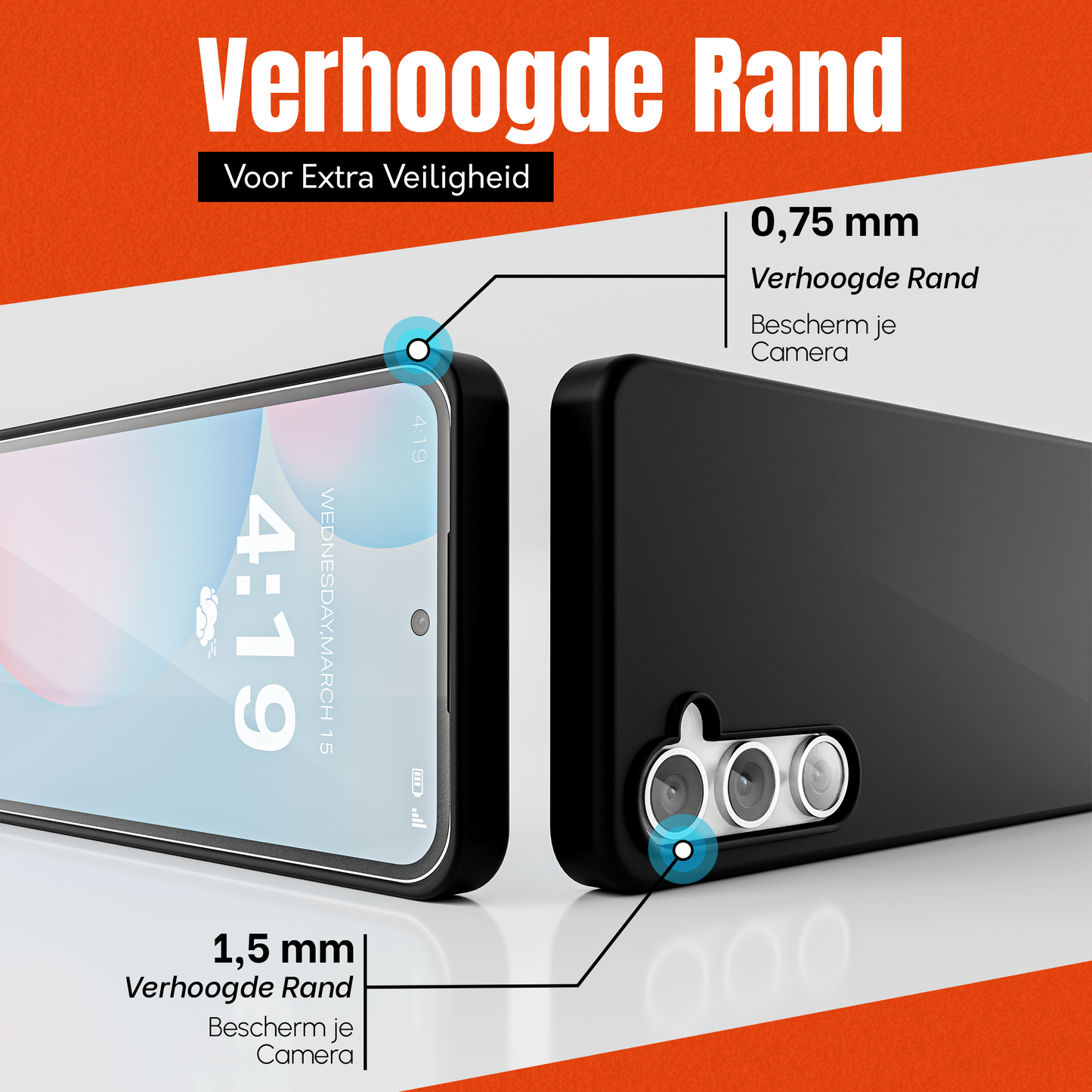 My Case Zwarte Siliconen Hoes voor Samsung Galaxy S24 FE – Slank Maar Beschermend