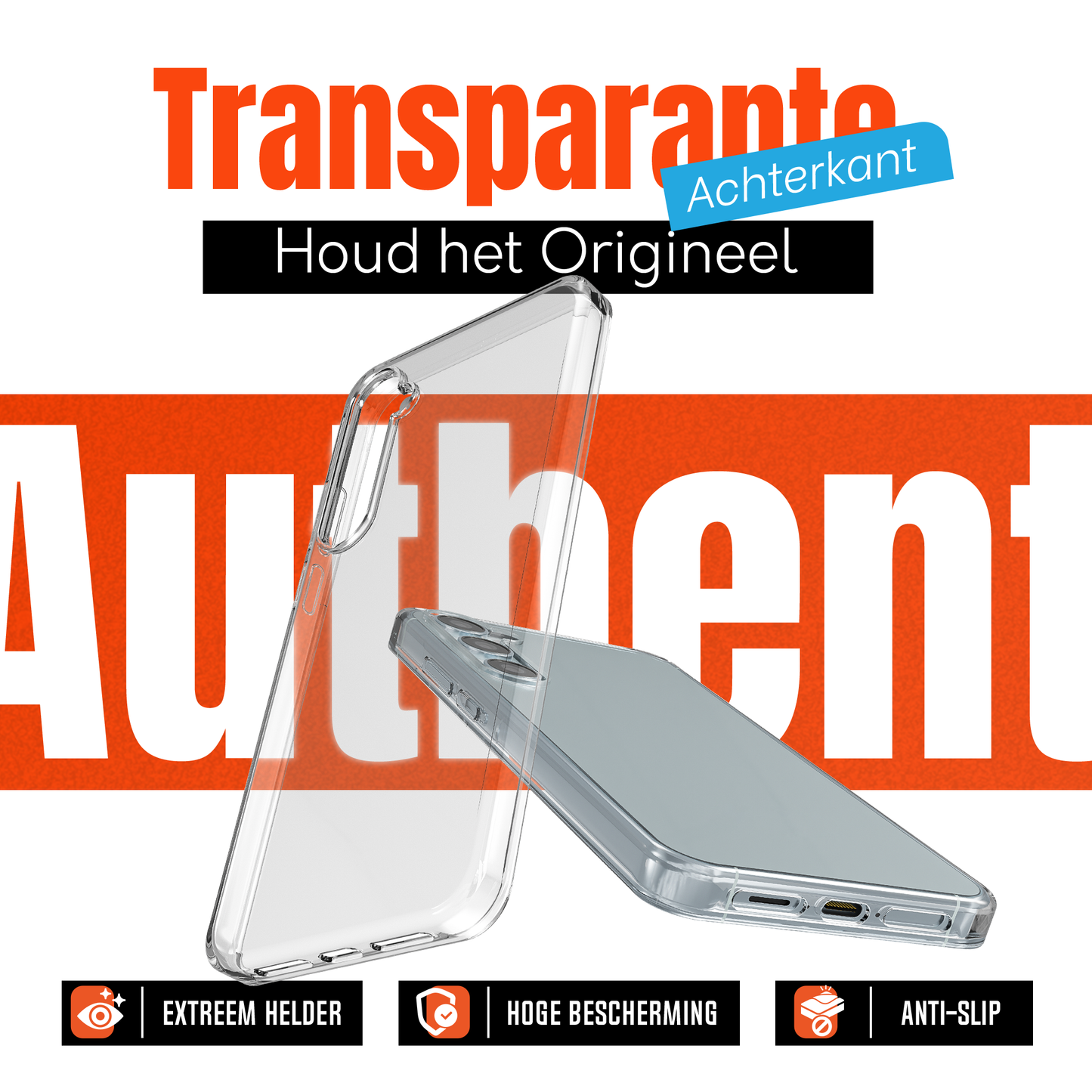 My Case Combo: Transparante Hoes met 2 Screenprotectors voor Samsung Galaxy A55 – Extra Veiligheid