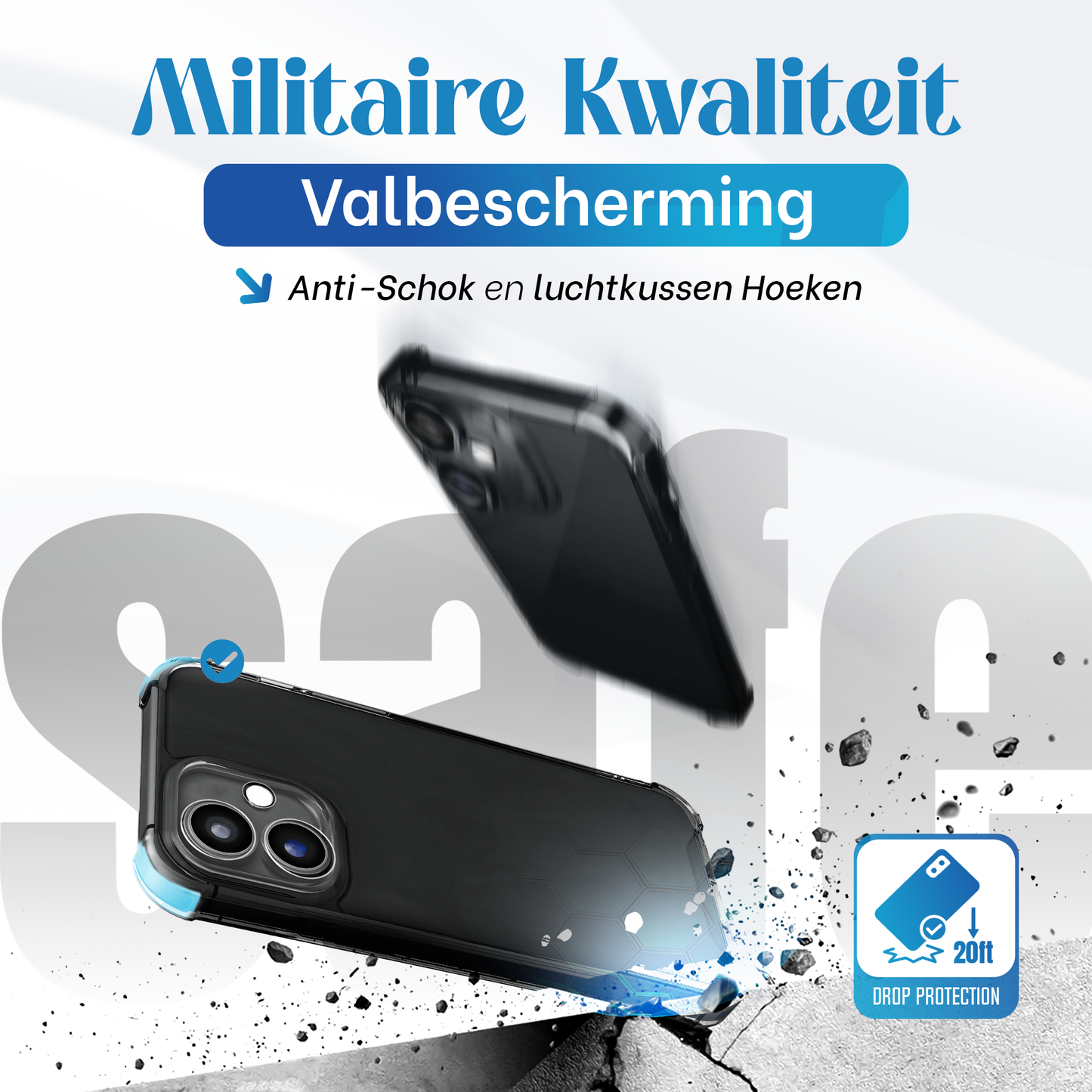 iTech Bumper Hoesje voor iPhone 11 – Slank, Schokbestendig & Beschermend