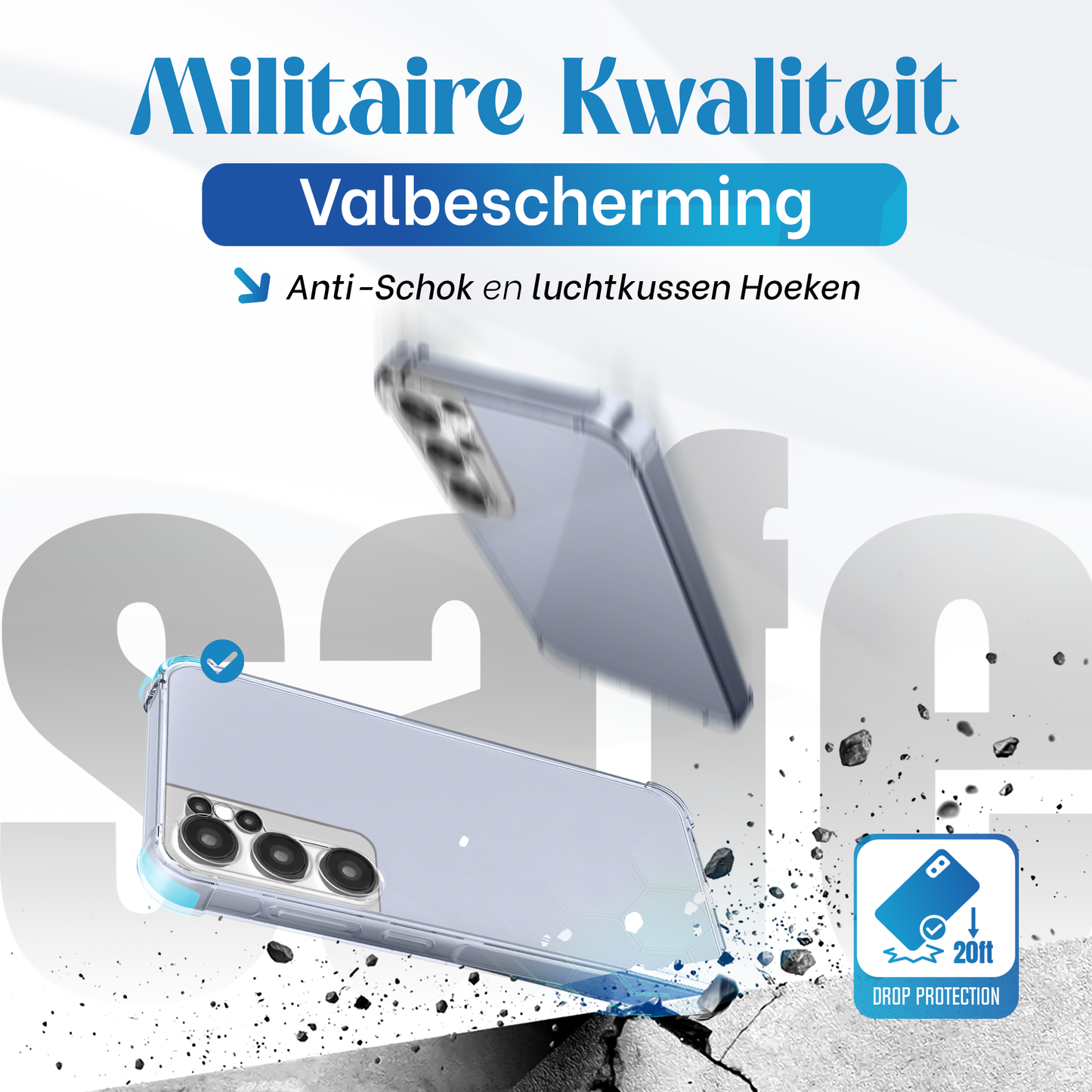 iTech Bumper Hoesje voor Samsung Galaxy S21 Ultra – Slank, Schokbestendig & Beschermend