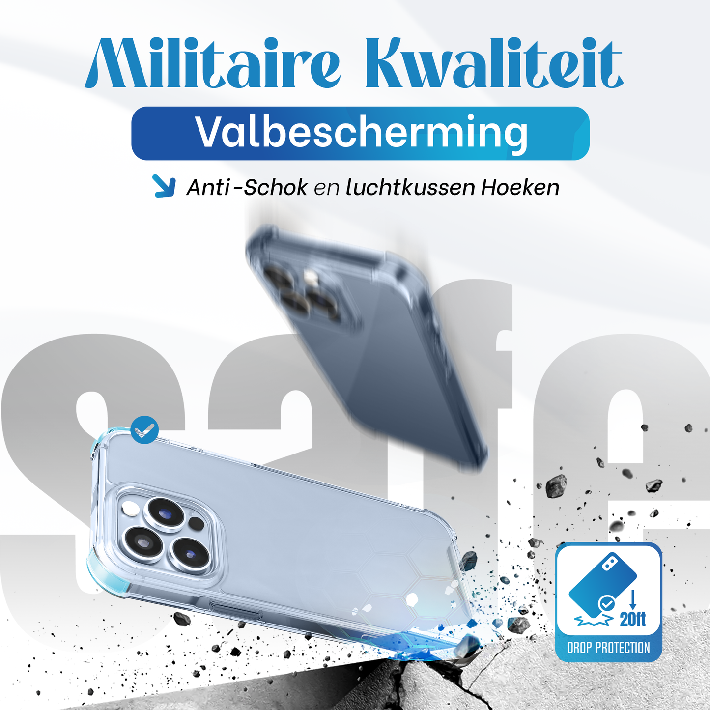iTech Bumper Hoesje voor iPhone 12 Pro Max – Slank, Schokbestendig & Beschermend