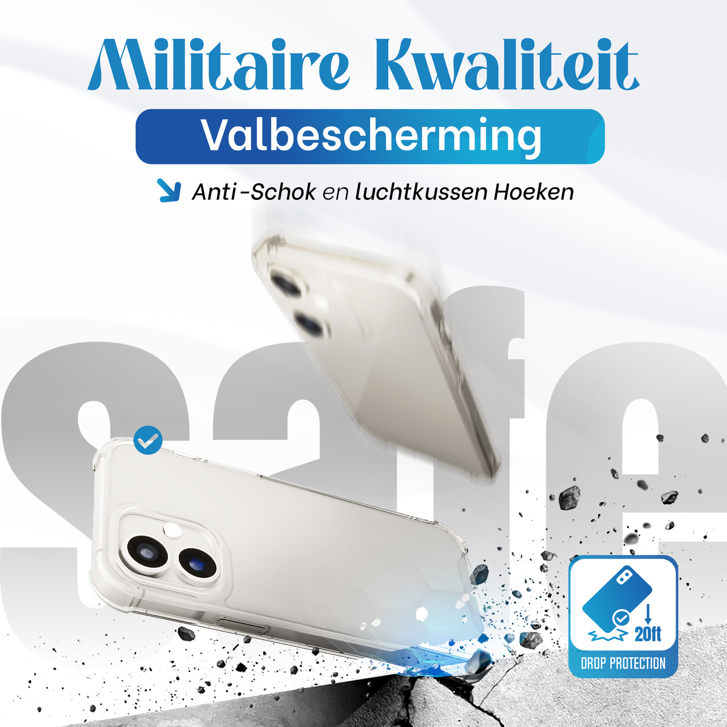 iTech Bumper Hoesje voor iPhone 12 Mini – Slank, Schokbestendig & Beschermend