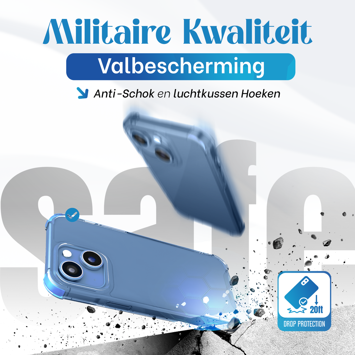iTech Bumper Hoesje voor iPhone 13 Mini – Slank, Schokbestendig & Beschermend