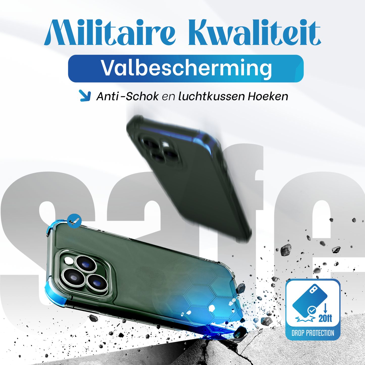 iTech Bumper Hoesje voor iPhone 11 Pro Max – Slank, Schokbestendig & Beschermend