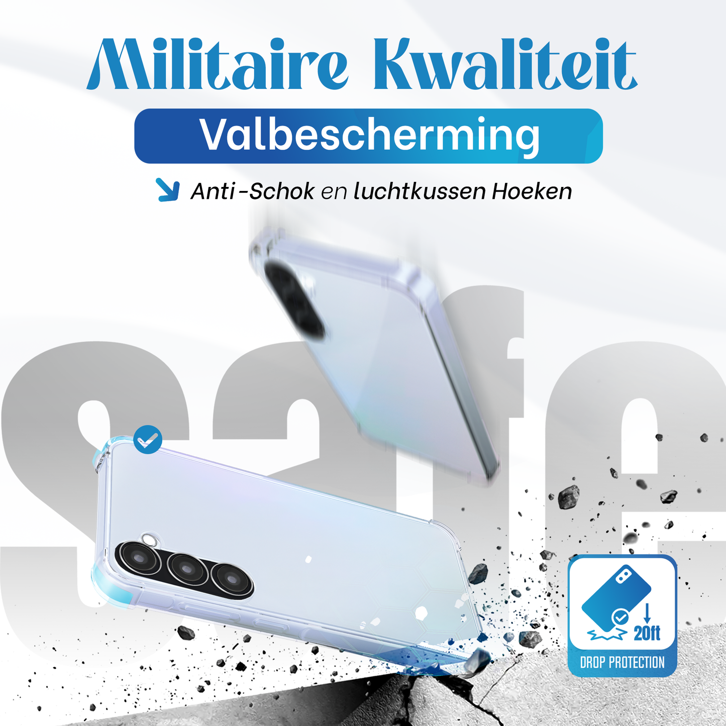 iTech Bumper Hoesje voor Samsung Galaxy A36 – Slank, Schokbestendig & Beschermend