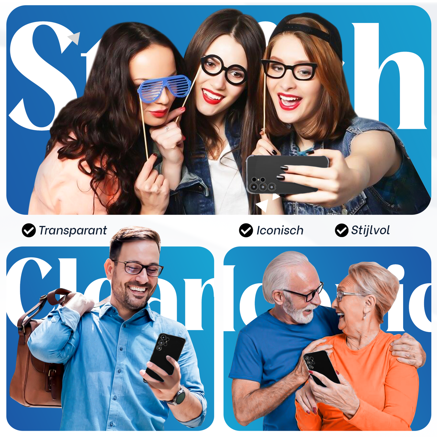 iTech Bumper Hoesje voor Samsung Galaxy S24 Ultra – Slank, Schokbestendig & Beschermend
