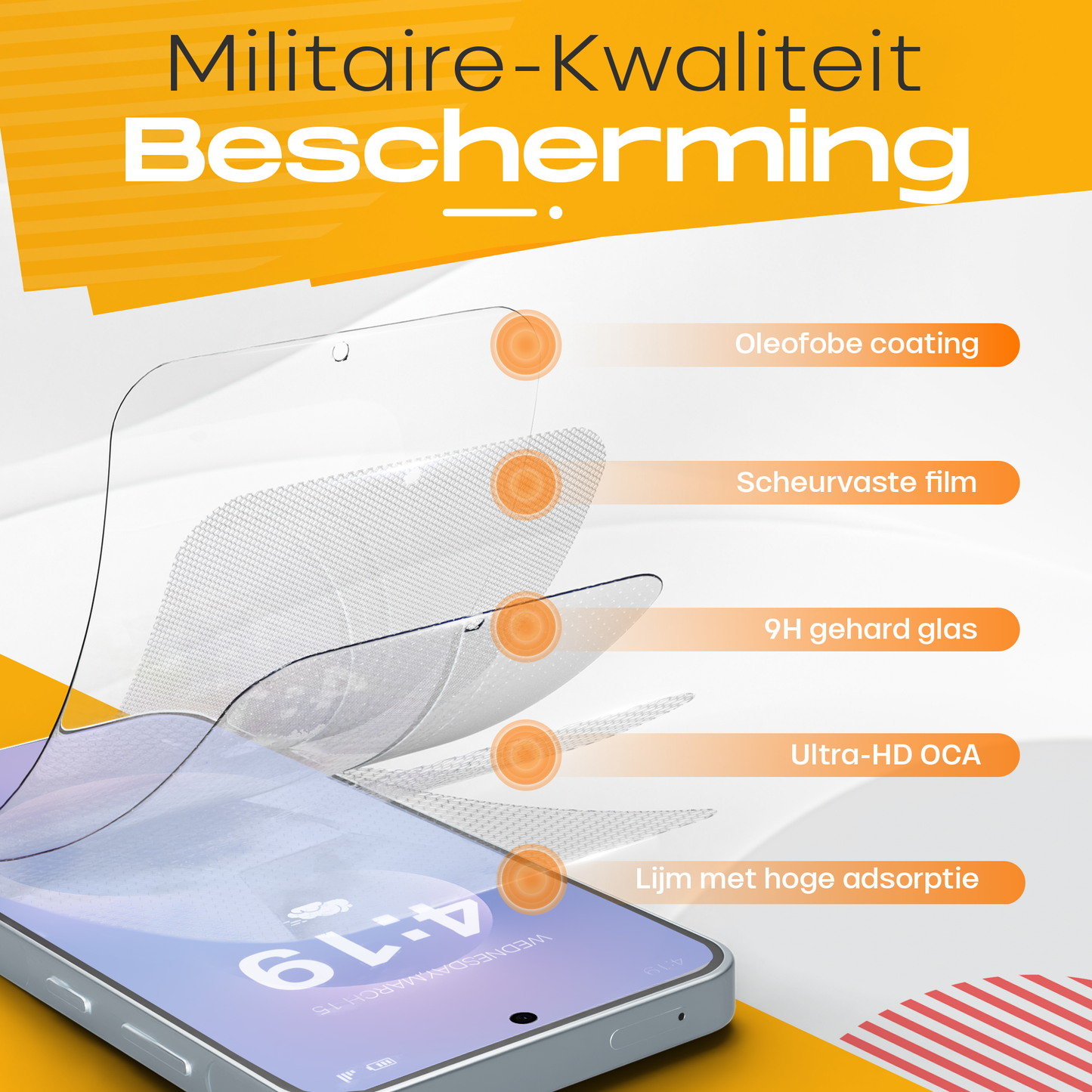 Samsung S25 Edge Screenprotector – 2x Tempered Glass Beschermglas