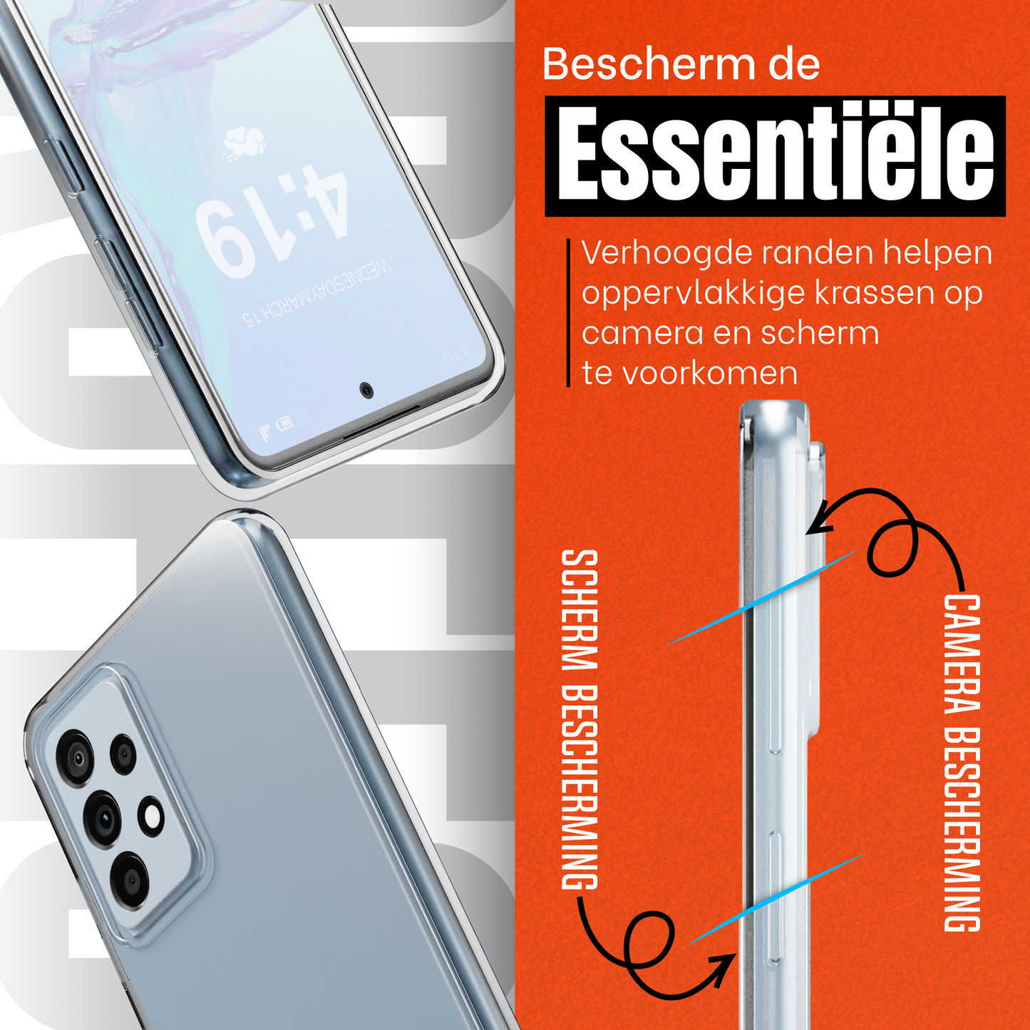 My Case  Transparante Hoes voor Samsung Galaxy A53 – Langdurig Helder