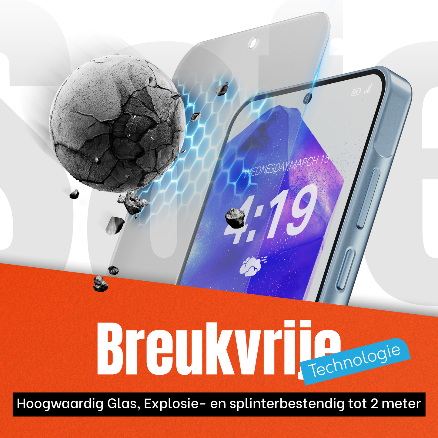 My Case Combo: Zwarte Siliconen Hoes met 2 Screenprotectors voor Samsung Galaxy A55 – Extra Veiligheid