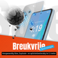 My Case Combo: Zwarte Siliconen Hoes met 2 Screenprotectors voor Samsung Galaxy A53 – Extra Veiligheid