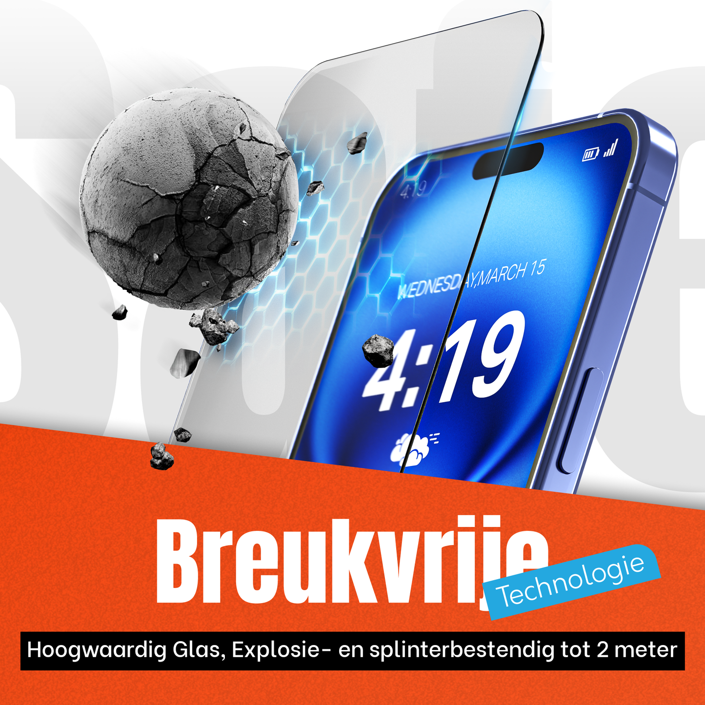 My Case Combo: Zwarte Siliconen Hoes met 2 Screenprotectors voor iPhone 16 – Extra Veiligheid