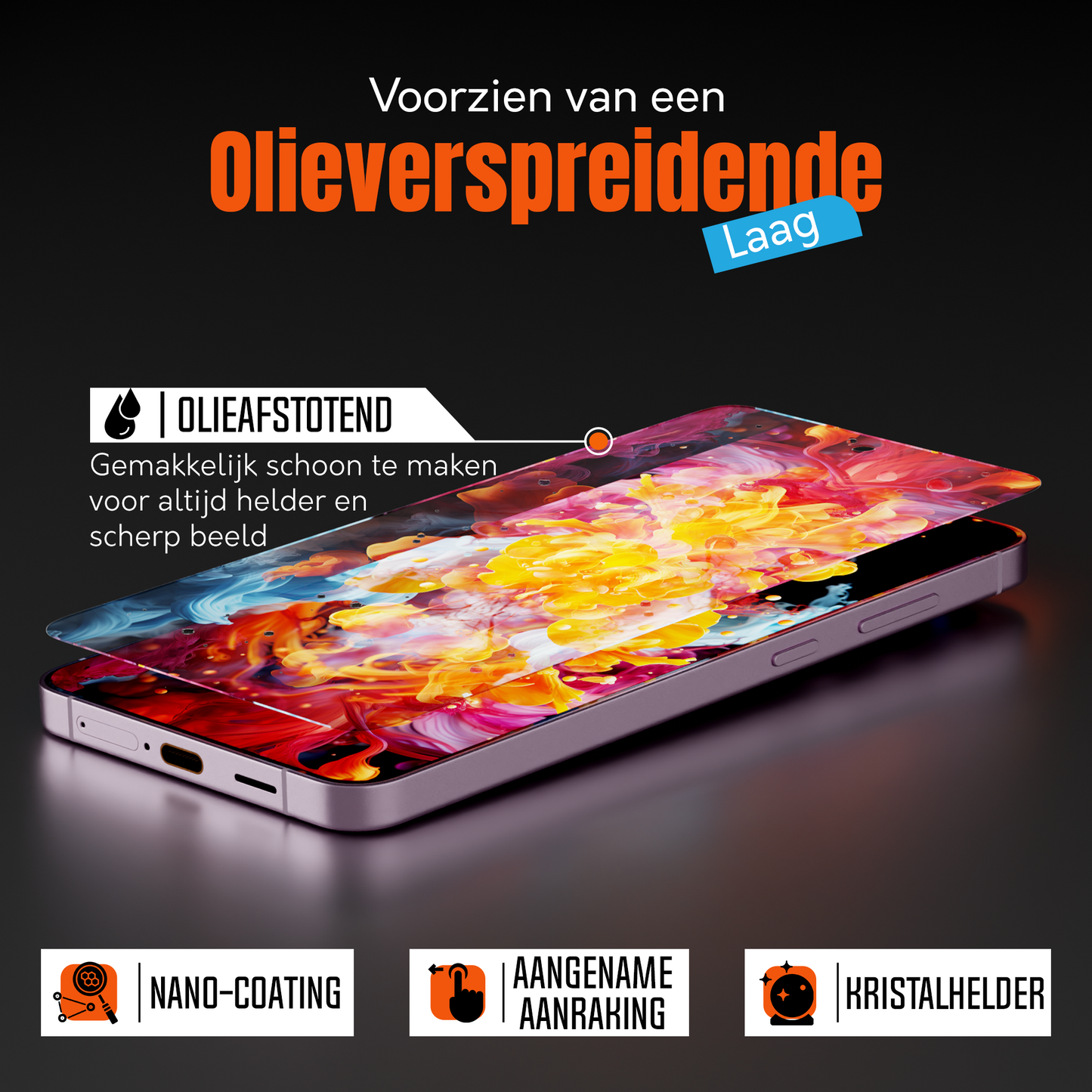 My Case 9H Gehard Glas Screenprotector voor Samsung Galaxy S23 Plus