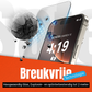 My Case Combo: Zwarte Siliconen Hoes met 2 Screenprotectors voor iPhone 16 Pro Max – Extra Veiligheid