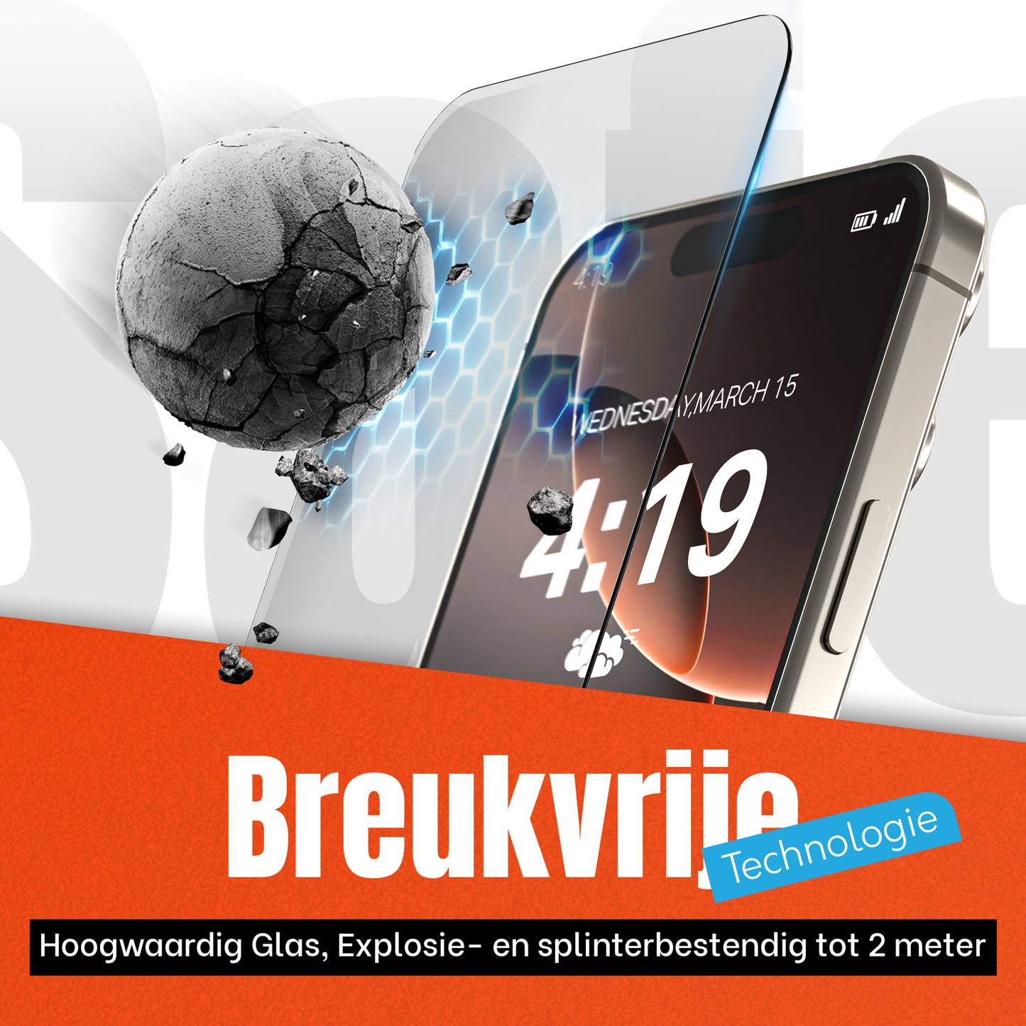 My Case Combo: Zwarte Siliconen Hoes met 2 Screenprotectors voor iPhone 16 Pro Max – Extra Veiligheid