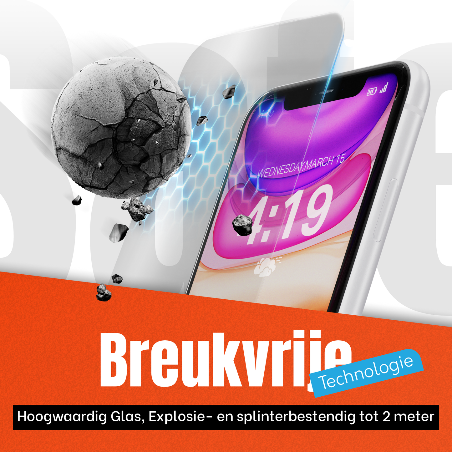 My Case Combo: Zwarte Siliconen Hoes met 2 Screenprotectors voor iPhone 11 – Extra Veiligheid
