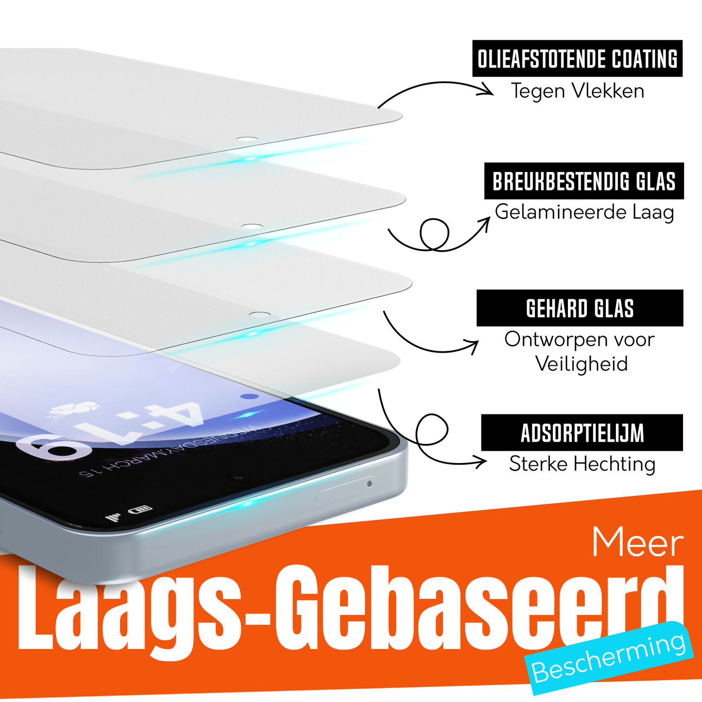 Samsung S25 Edge Screenprotector – 2x Tempered Glass Beschermglas