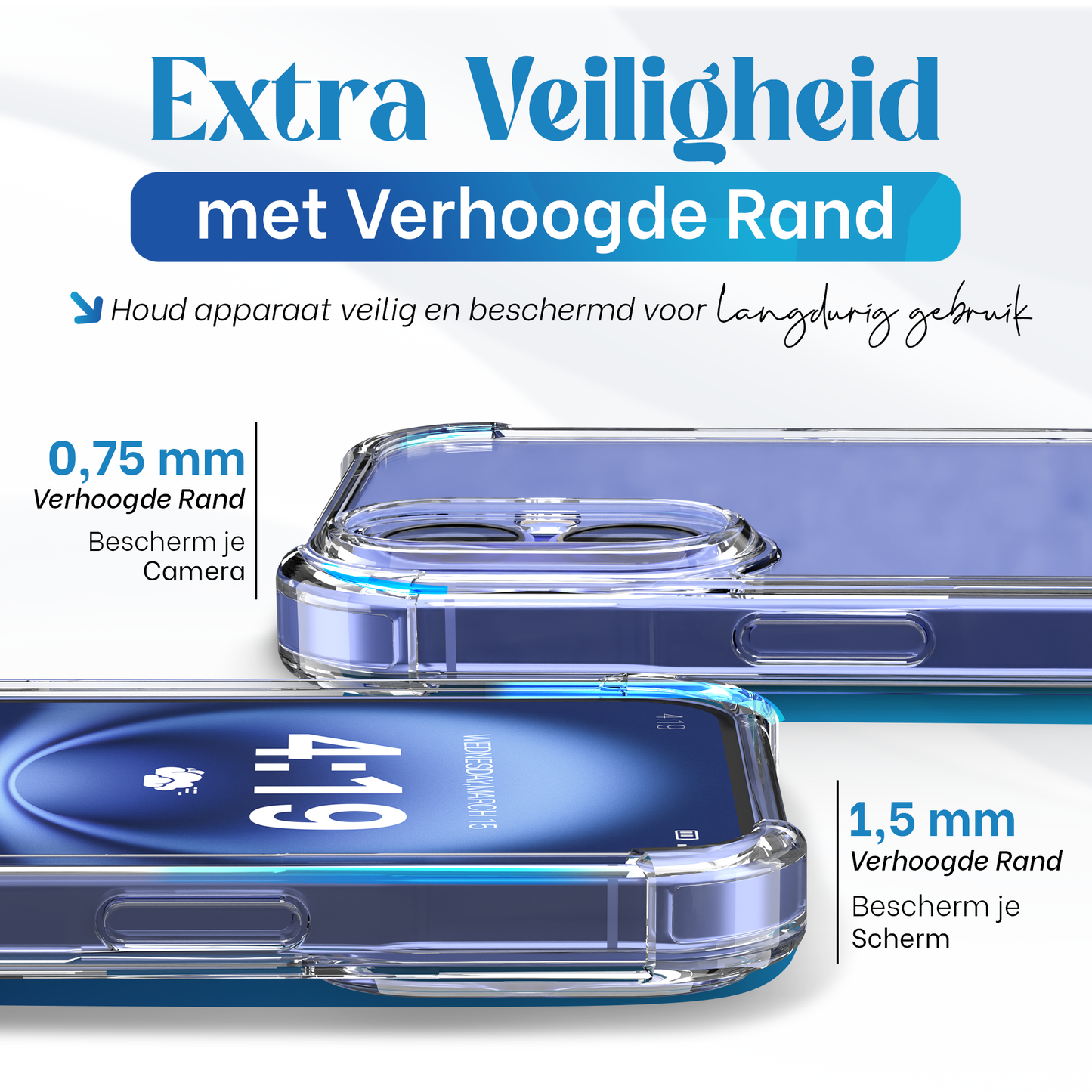 iTech Bumper Hoesje voor iPhone 16 plus – Slank, Schokbestendig & Beschermend