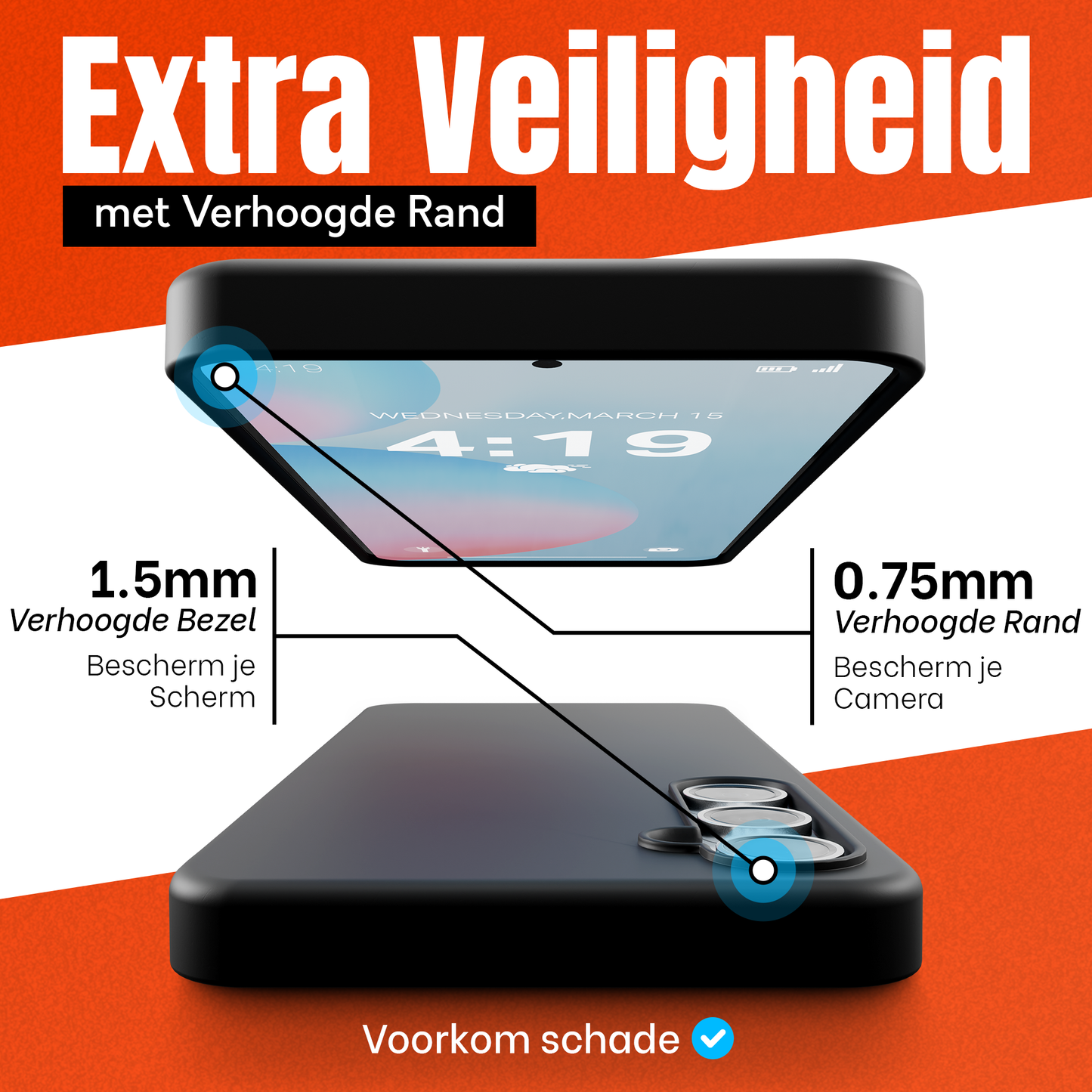 My Case Combo: Zwarte Siliconen Hoes met 2 Screenprotectors voor Samsung Galaxy S24 FE – Extra Veiligheid