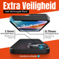 My Case Combo: Zwarte Siliconen Hoes met 2 Screenprotectors voor iPhone 13 Mini– Extra Veiligheid