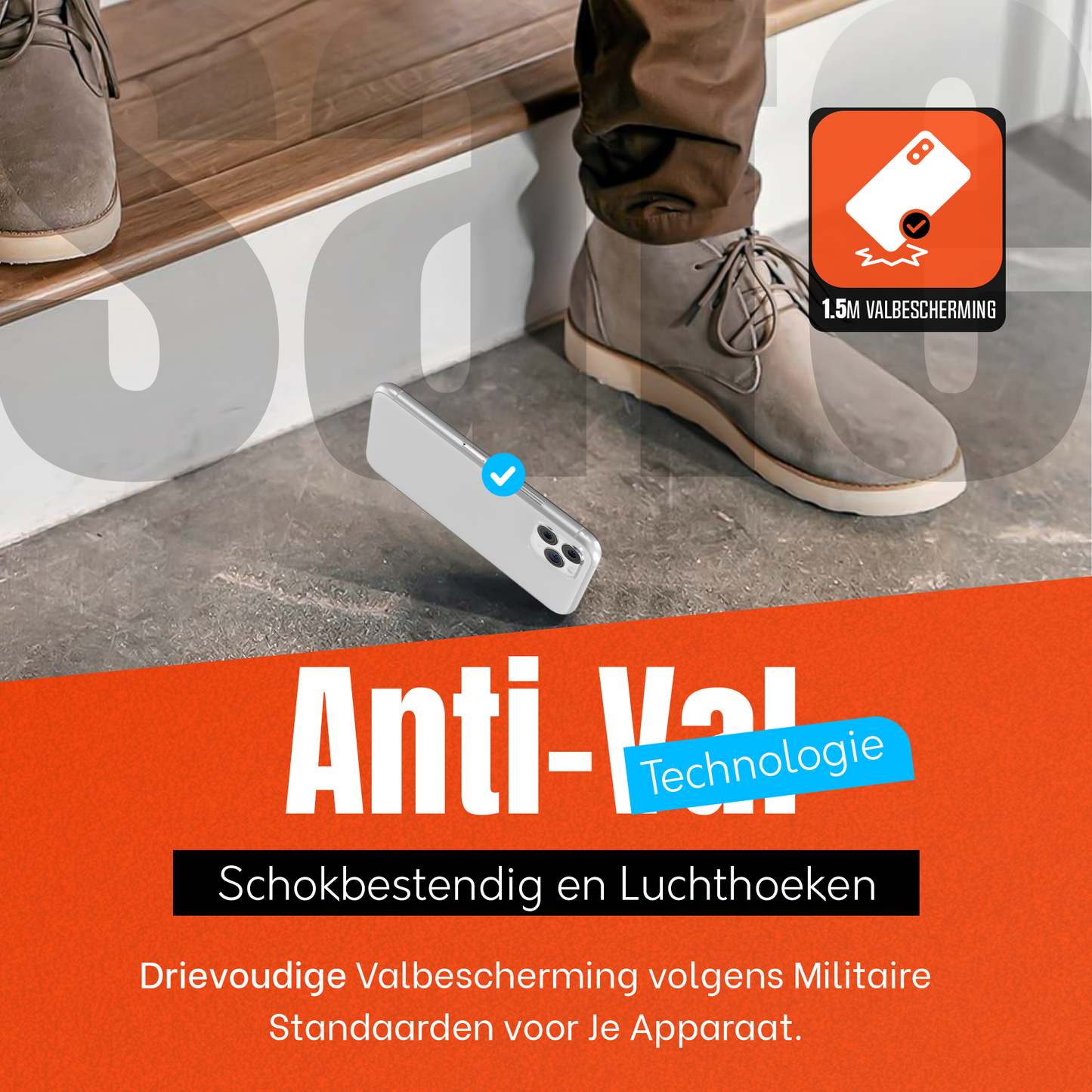 My Case Combo: Transparante Hoes met 2 Screenprotectors voor iPhone 11 Pro Max – Extra Veiligheid