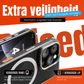 iPhone 16 Pro Hoesje – Transparant MagSafe Case met Metalen Stand & Oranje Button